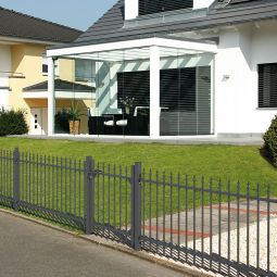 Poteau de clôture pour panneaux 3