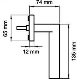Poignée de fenêtre Karcher Madeira 3