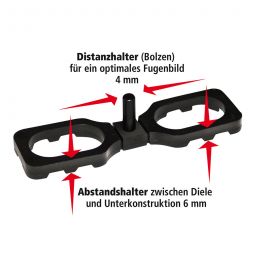 Entretoises ferax Terrassenmeister 4mm 3
