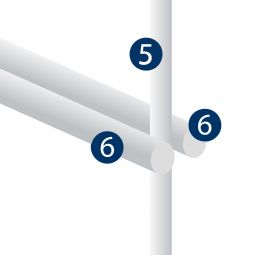 Panneau grillage double fil galvanisé, 3