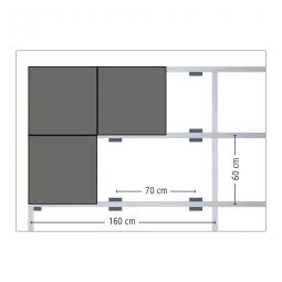 Rail de base aluminium ferax 5