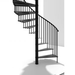 Minka escalier colimaçon Portofino noir 4
