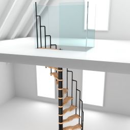 Escalier colimçon Minka Suono hêtre 3
