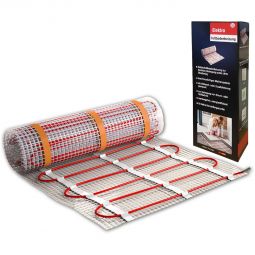 Plancher chauffant Wellker électrique E-Heat Comfort Pour la pose directe sous les carreaux et les pierres naturelles, convient pour des pièces complètes ou des surfaces partielles, système de tapis prêt à être raccordé, économe en énergie, sans entretien