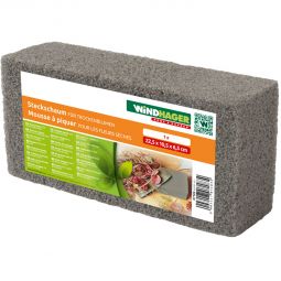 Mousse florale Windhager 22,5x10,5x6,5 cm (sèche) idéal pour les fleurs sèches