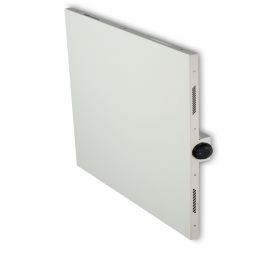 Radiateur infrarouge Jollytherm avec façade métallique thermolaquée blanche 440 W / 1200 W Élément chauffant en carbone multicouche performant, réglage continu de la température, montage mural et au plafond possible, montage horizontal ou vertical