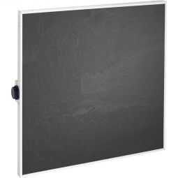 Chauffage infrarouge Jollytherm en grès cérame aspect pierre naturelle - radiateur céramique 400 W / 1200 W Radiateur céramique en grès cérame 6 mm, réglage continu de la température, montage mural horizontal ou vertical, montage au plafond possible