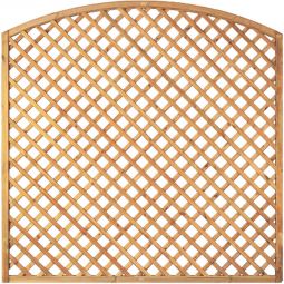 Série T&J panneau bois pour clôtures de treilis MW 6x6 cm Protection visuelle en pin/épicéa, 180x180/160 cm