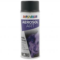 Dupli Color Aerosol-Art Gris Anthracite Dose en spray, 400 ml, mat satiné, RAL 7016