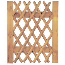 Clôture de jardin de devant T&J Clôture de chasseur Portail typ champêtre en pin/épicéa imprégné, structure à lattes croisées, sans traverse, cloué et galvanisé, disponible en quatre dimensions