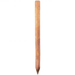 Poteau T&J de clôture pour clôture jardin Ø 8 cm en bois traité en autoclave, appointés et fraisés - disponibles en longueurs de 125, 150 et 175 cm