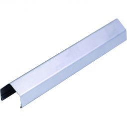 Profilé d'encadrement en métal T&J PROTEC acier inoxydable en tôle, 4,5x2,5/2,9x180 cm, revêtu de polyester, adapté aux clôtures ELDENA & EMDEN