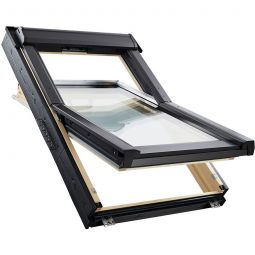 Fenêtre de toit à rotation RotoQ Q4 à configurer, bois, Aluminium individualiser vos fenêtre de toit - taille, commande, vitrage et efficacité énergétique peuvent être adaptés avec le configurateur