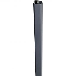 Profilé de finition Clôture à lames GroJa anthracite DB 703 Pour recouvrir le ressort du profil supérieur de la clôture, 180 cm