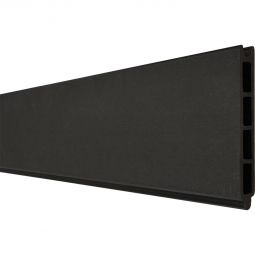 Clôture GroJa Solid protection visuelle élément simple gris anthracite panneau à emboîter lamelles Même aspect des deux côtés, très nombreuses possibilités de combinaison, 180x15x1,9 cm