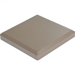 Capuchon de remplacement GroJa pour poteau de clôture BPC bi-color sable Uniquement pour poteaux de clôture BPC 7x7 cm