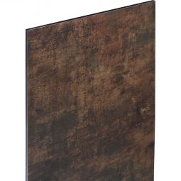 Panneau clôture à lames GroJa Premo HPL aspect rouille lame individuelle Surface robuste et facile à entretenir, même aspect des deux côtés, 45x180x0,8 cm