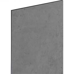Panneau clôture à lames GroJa Premo HPL gris béton lame individuelle Surface robuste et facile à entretenir, même aspect des deux côtés, 45x180x0,8 cm