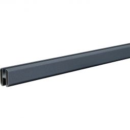 GroJa Premo profilé en H HPL clôture à lames anthracite Longueur 180 cm, parfaitement assorti à la couleur des poteaux en aluminium