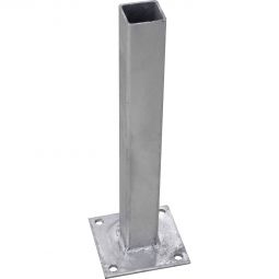 Support de poteau GroJa type GJ 43 à visser Console de montage pour poteau alu brise-vue 6x6 cm, 13x13x40,6 cm, galvanisée