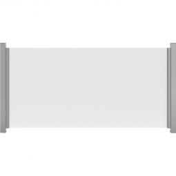 Brise-vue en verre satiné horizontal GroJa Ambiente panneau de protection visuelle en verre dépoli à l'horizontale Verre trempé simple 8 mm (ESG), 180x90x0,8 cm, satiné par sérigraphie durable