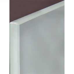 Brise-vue en verre satiné GroJa Ambiente panneau de protection visuelle en verre dépoli Verre trempé simple 8 mm (ESG), 90x180x0,8 cm, satiné par sérigraphie durable