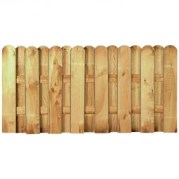 Clôture jardin DAAN clôture bois T&J clôture de jardin DAAN 180x90 cm, bois autoclave, lames robustes 20x145 mm, clous inox ? stable et résistant aux intempéries