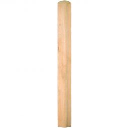 Poteau de clôture T&J bois de chêne en chêne, brut, 9x9x110 cm, adapté pou série ANTONIO LUKA 