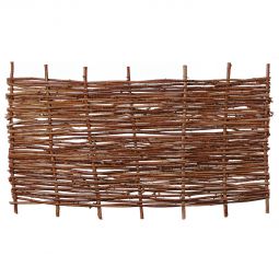 Clôture de jardin T&J PABLO clôture noisette Clôture en noisetier PABLO en brins tressés, structure robuste, disponible en quatre dimensions