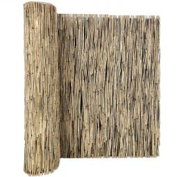 Pare vue natte en roseau T&J SYLT protection visuelle Canisse SYLT en roseau tissé serré, liée avec fil de fer galvanisé, disponible en 6 hauteurs