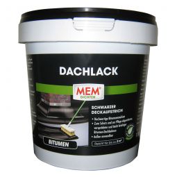 MEM Peinture de Toiture de Haute Qualité 1-10 l, revêtement de finition noir à base de bitume