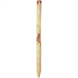 Poteau de clôture en châtaignier T&J ROLLO Poteaux pour clôture en châtaignier blanc, Ø 8-10 cm, hauteurs 100 à 250 cm - idéals pour clôtures ROLLO et MARRE