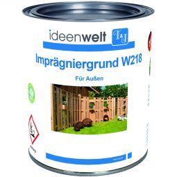 Huile bois incolore avec protection UV T&J Imprégnation incolore W218 pour extérieur, protège le bois de l'humidité et du bleuissement, rendement environ 10 m² par litre, bidons 0,75 l et 2,5 l