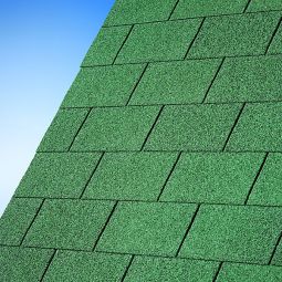 Bardeau bitumé IKO Armourglass Plus vert sapin bardeaux de toiture Shingle rectangulaire, surface de couverture par paquet: 2,00  m², longueur: 1000 mm, largeur: 336 mm