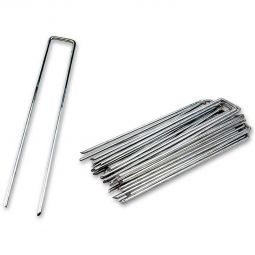 Ancrage au sol NOOR anti-rouille, extra fort clou de sol 200x25 mm pour fixation des toiles et films – stable et inoxydable grâce à l'acier galvanisé