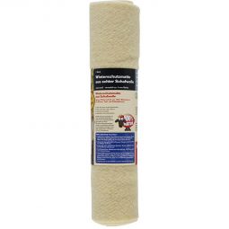 Tapis de protection hivernale NOOR en laine de mouton blanc naturel Tapis en feutre  - isolant, perméable à l'air et biodégradable, 100 x 200 cm