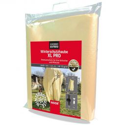 Housse de protection hivernale XL NOOR PRO 180 x 120 cm avec fermeture éclair et cordon de serrage Housse de protection hivernale légère en tissu PP 70 g/m² pour une protection compacte contre le gel