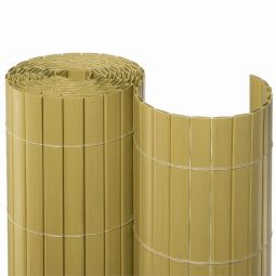 Canisse brise-vue PVC bambou 0,90m x 3,00m, résistant et fixation facile
