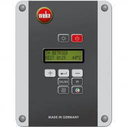 Commande système numérique avec écran de commande, Weka pour poêle OS et sauna vapeur BioS