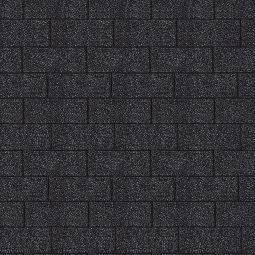 Bardeaux bitumineux rectangulaires Karibu couleur noir Contenu 3 m²