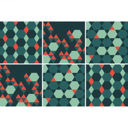 Autocollants de carrelage Windhager Otis vert 15x15 cm film adhésif Étanche, résistant à la chaleur et repositionnable jusqu'à 30 jours