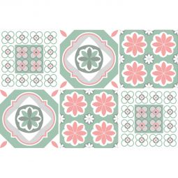 Autocollants de carrelage Windhager Only 15 x 15 cm film pour carrelage Étanche, résistant à la chaleur et repositionnable jusqu'à 30 jours