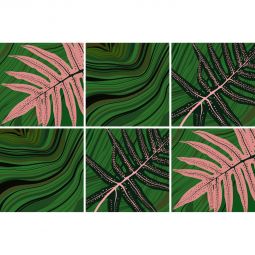 Autocollants de carrelage Windhager Opala 15 x 15 cm film adhésif Imperméable, résistant à la chaleur et repositionnable jusqu'à 30 jours