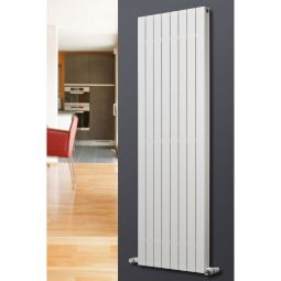 Ximax Radiateur P1 Duplex Deluxe blanc vertical Radiateur élégant, double couche, haute puissance de chauffage, combinable avec la valve thermostatique standard