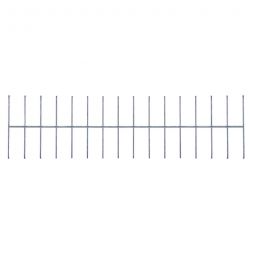 Set de grilles de couverture pour clôture gabion limes bellissa Lot de 4, dimensions 800x230 mm
