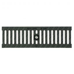 Grille en fonte BIRCOlight SW 100/6 mm caniveau de drainage canal de drainage NW100, 0,5 m