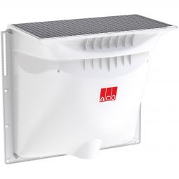 Kit complet de cour anglaise ACO Therm® profondeur 600 mm, caillebotis maille 30/10, carrossable Corps de puits de lumière, grille & kit de montage