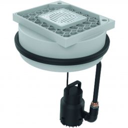 Rehausse et kit électrique ACO Sinkamat mono pour eaux grises, différentes variantes