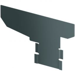 Paroi frontal ACO Profiline 2.0 caniveau façade acier zingué Finition robuste pour un drainage de façade sûr, protégé contre la corrosion, résistant à la pression