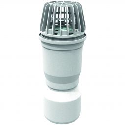 Raccord de drainage ACO avec piège à feuilles Accessoires pour saut-de-loup en plastique